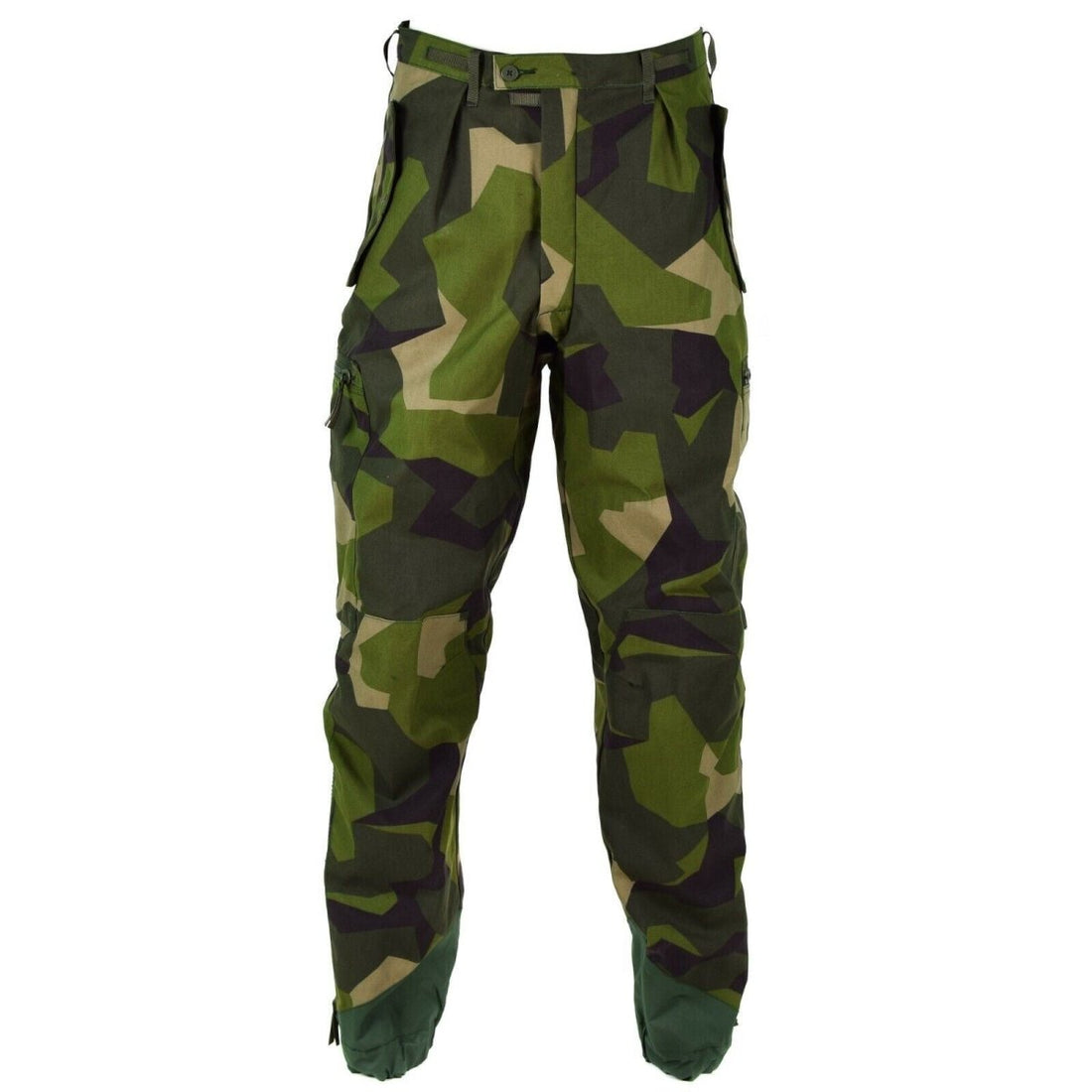 Original Swedish Army M90 Pants Splinter Camouflage Field Combat Trousers New
