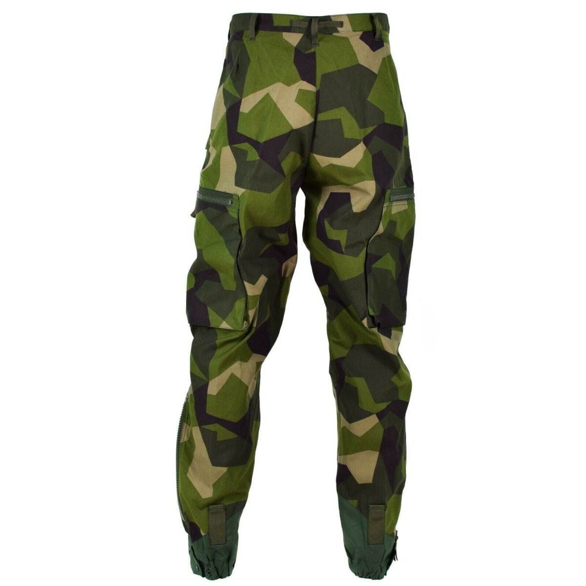 Original Swedish Army M90 Pants Splinter Camouflage Field Combat Trousers New