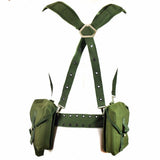 Original Swedish Army Webbing Rig System 304 Tactical Belt H-Stems hängslen