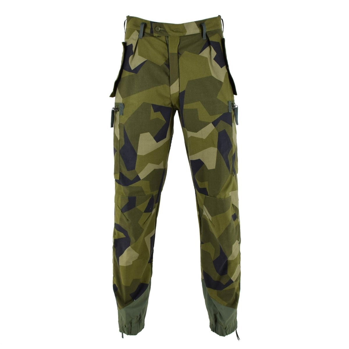 Original Swedish Military M90 Pants Splinter Camouflage Field Combat Trousers BDU