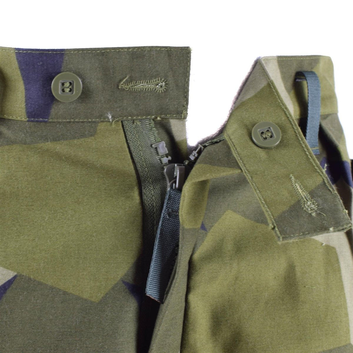 Original Swedish Military M90 Pants Splinter Camouflage Field Combat Trousers BDU