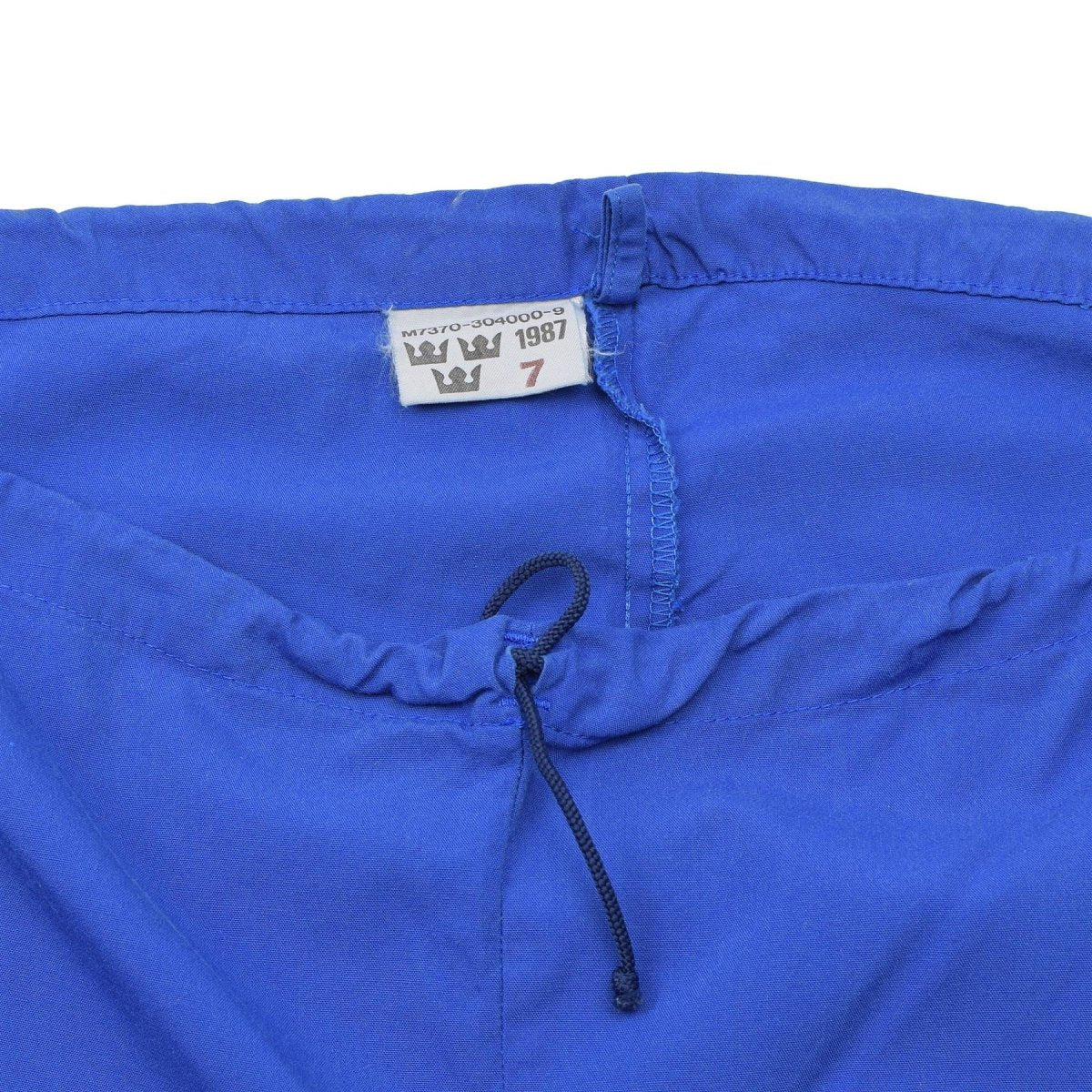 Original Swedish Military Sweatpants Byxor Justerbart midjearbete bär blått