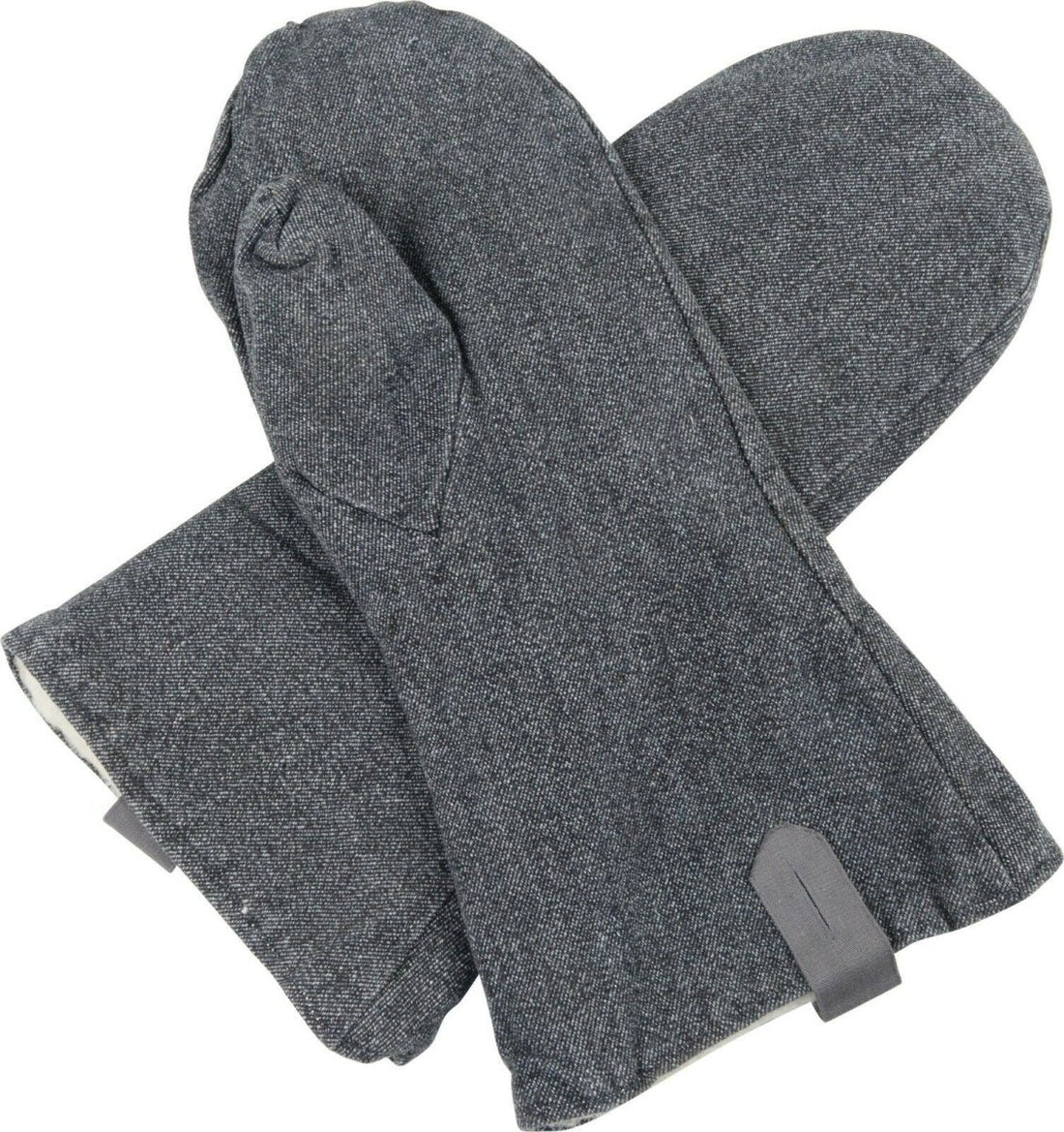 Original Swiss Army Mittens Denim Grey Wool Cold Weather Militärhandskar fodrade