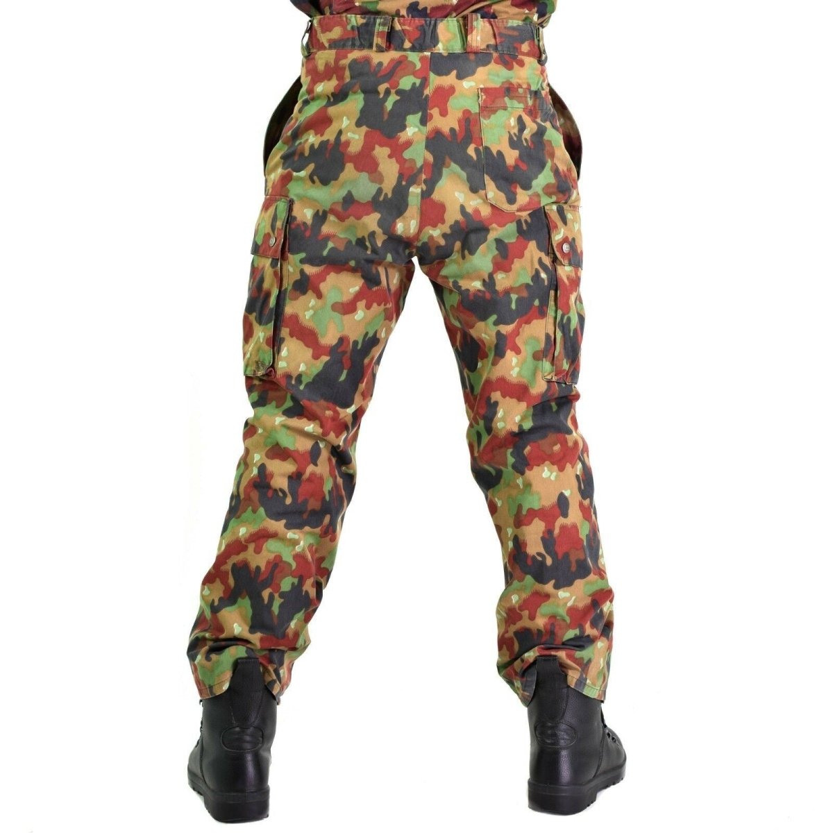 Original Swiss Army Pants M83 Combat Alpenflage Camo Field Trousers New