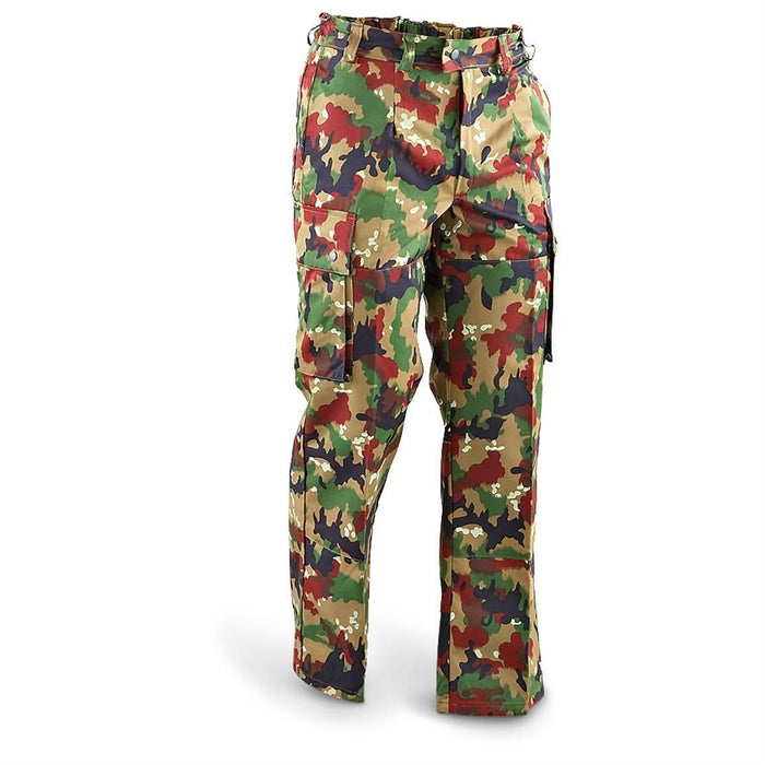 Original schweiziska armébyxor M83 combat Alpenflage Camo fältbyxor Schweiz - GoMilitar