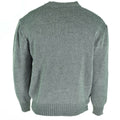Original Swiss Army Pullover M74 Jumper Grey Virgin Wool tröja med dragkedja