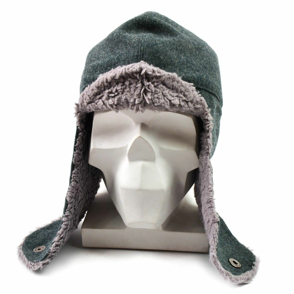 Original Swiss Army Winter Cap Swiss Military Grey Wool Cold Weather Hat