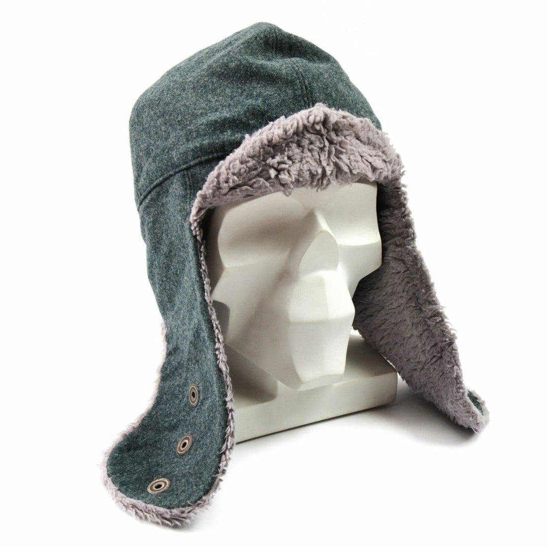 Original Swiss Army Winter Cap Swiss Military Grey Wool Cold Weather Hat