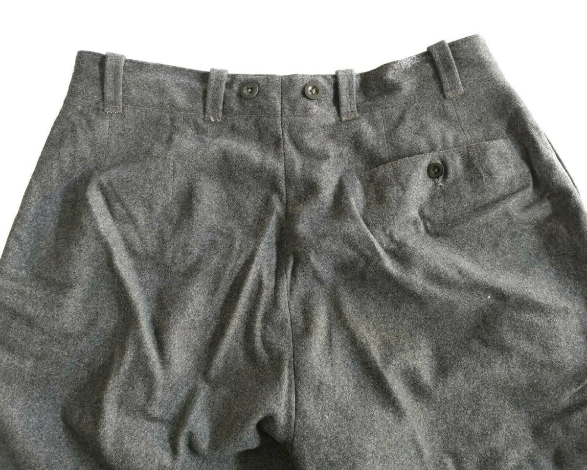 Original Swiss Army Wool Pants Militäröverskottsfältbyxor Schweiz