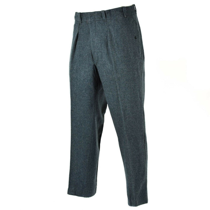Gray pants on a white background