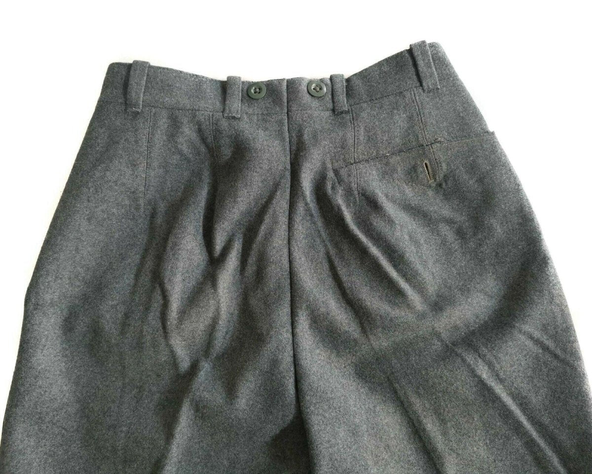 Original Swiss Army Wool Pants Militäröverskottsfältbyxor Schweiz