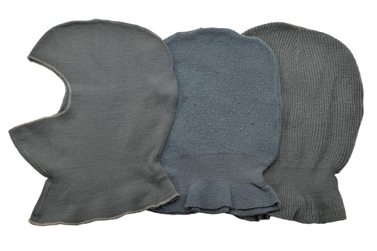 Original Swiss Military Wool Balaclava Lightweight Warm Winter Mask Elastic Grey