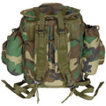 Original Turkish Army 40L Ryggsäck Framfickor Cordura Tyg Woodland Camo