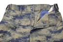 Original Turkish army blue digital camo tactical pants ripstop combat trousers - GoMilitar