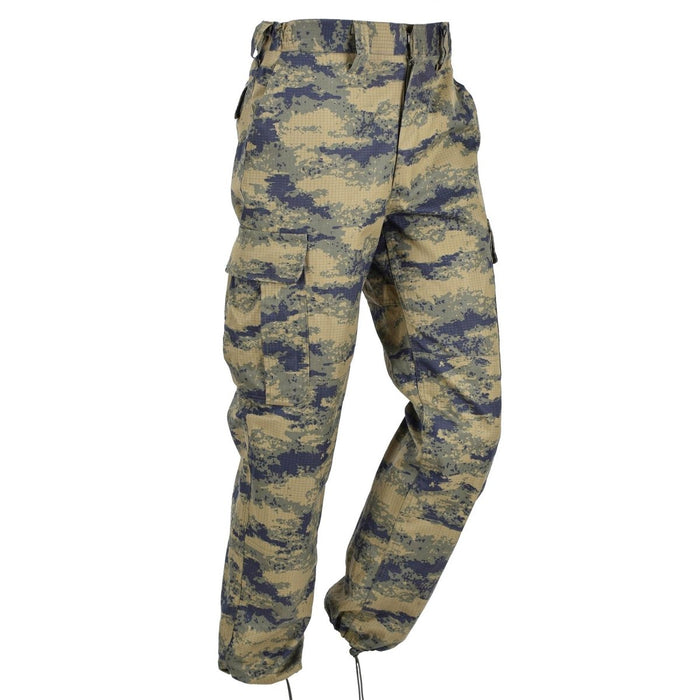 Original turkisk arméblå digital camo taktiska byxor ripstop stridsbyxor - GoMilitar