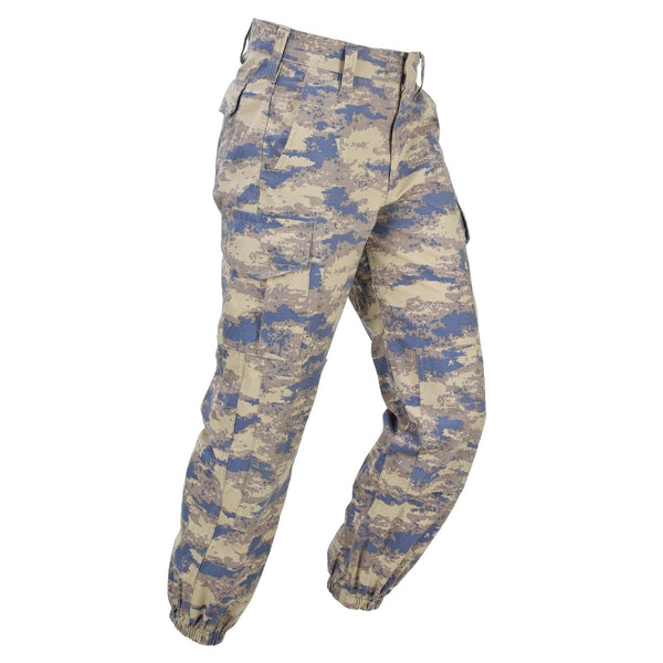 Original turkiska militära AG18 Field Pants Air Force RipStop M2018 Camo