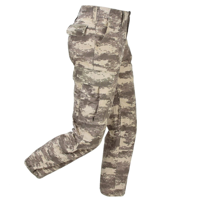 Original Turkish Military AG18 Field Pants RipStop M2021 Desert Camouflage