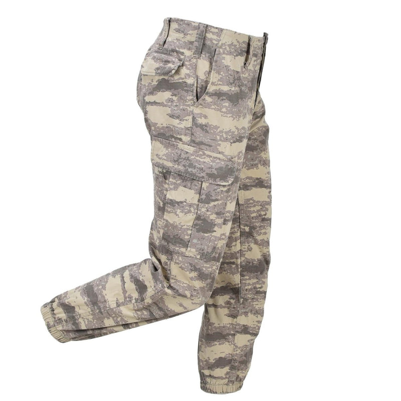 Original Turkish Military AG18 Field Pants RipStop M2021 Desert Camouflage