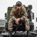Original turkisk militär digital camo parkas med liner hållbart ripstop taktiskt