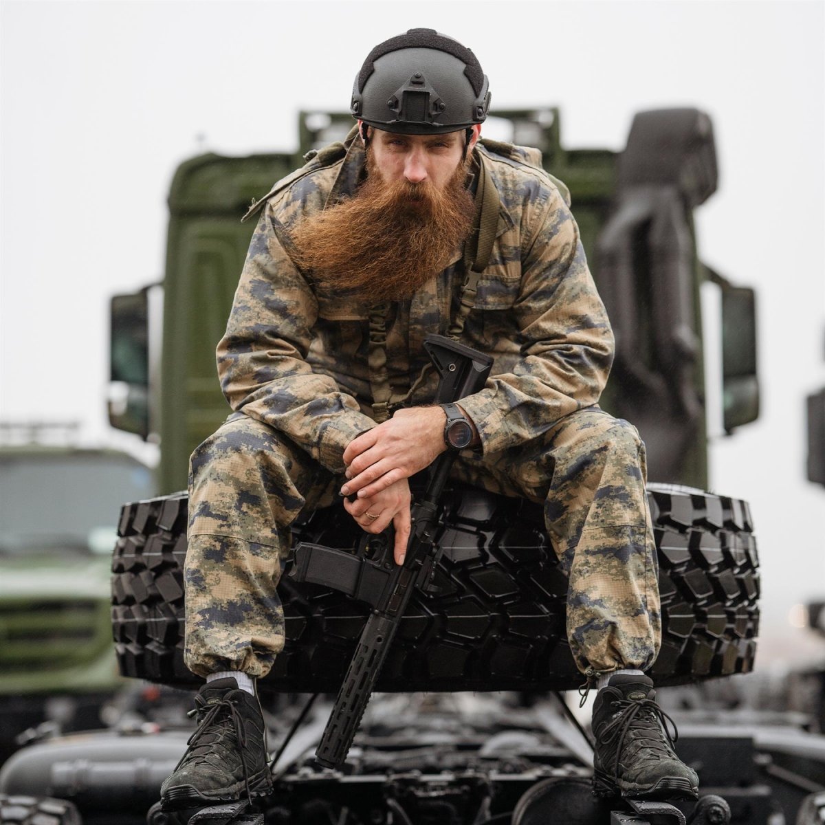 Original turkisk militär digital camo parkas med liner hållbart ripstop taktiskt