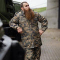 Original turkisk militär digital camo parkas med liner hållbart ripstop taktiskt