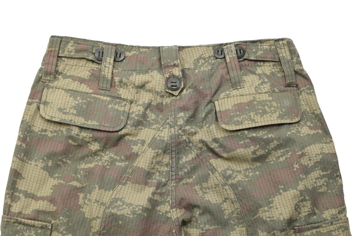 Original Turkish Military Field Pants Slitstarka Ripstop Army Issue M2008 Camo
