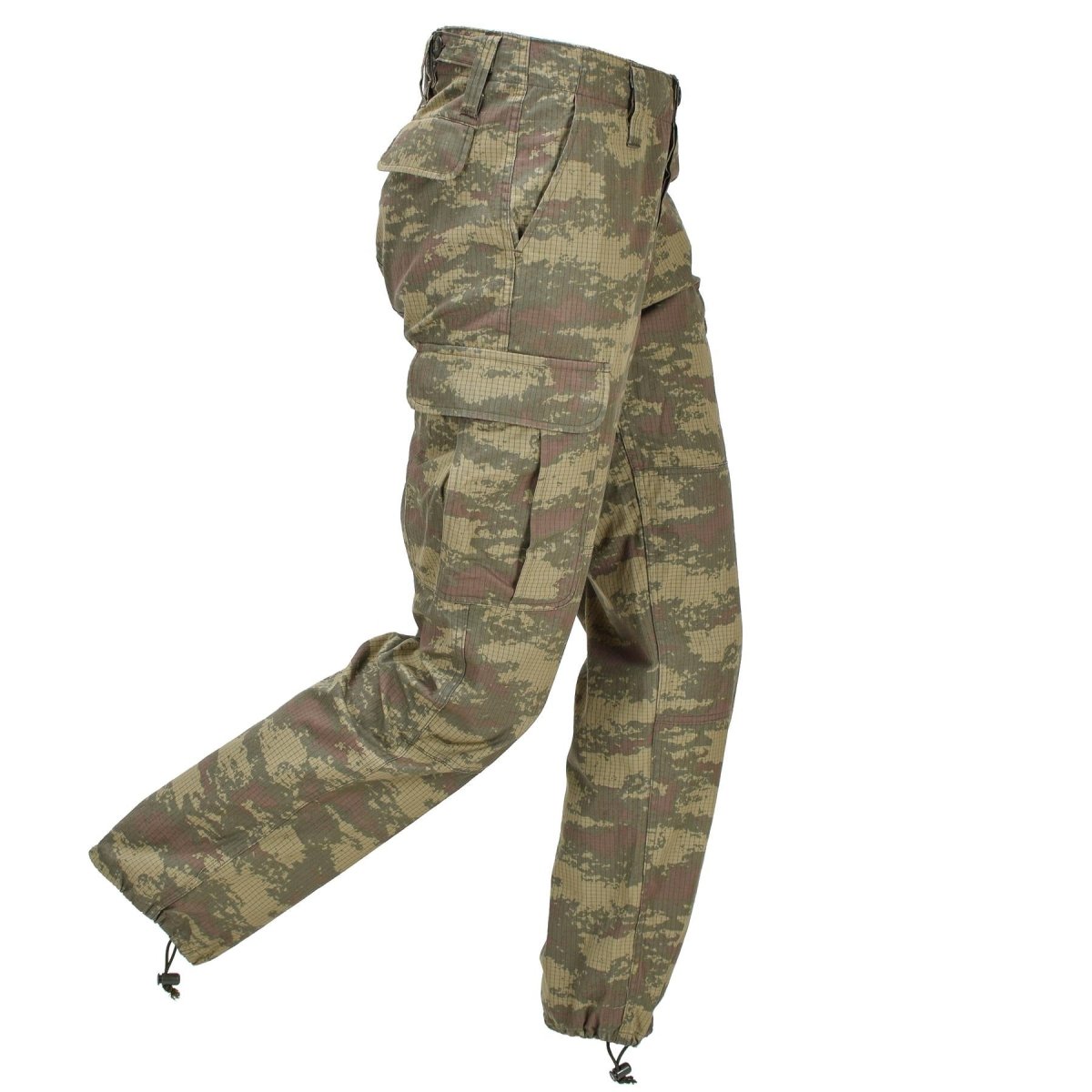 Original Turkish Military Field Pants Slitstarka Ripstop Army Issue M2008 Camo