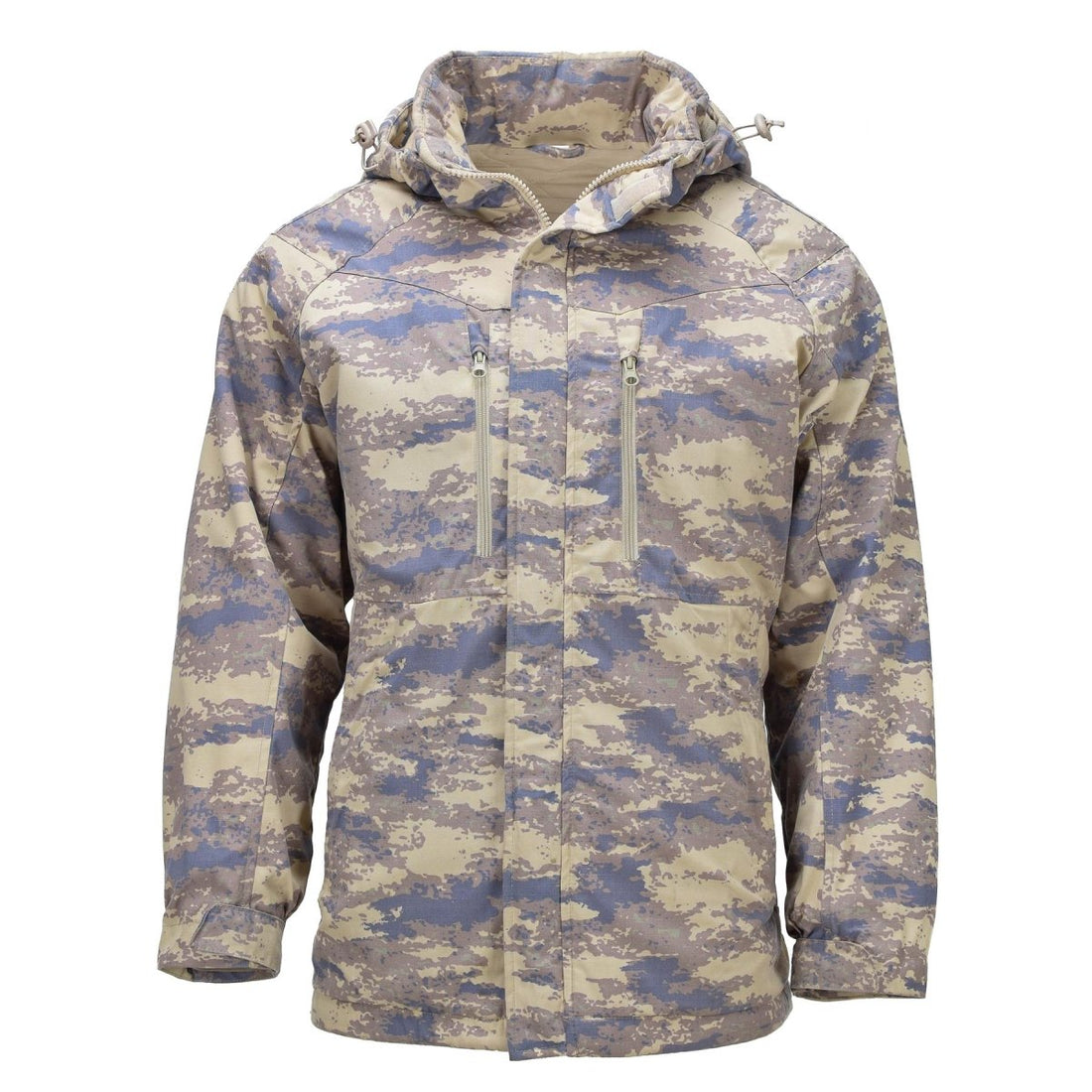 Original Turkish Military Field Parka Rip Stop Quiltat Foder M2018 Camo