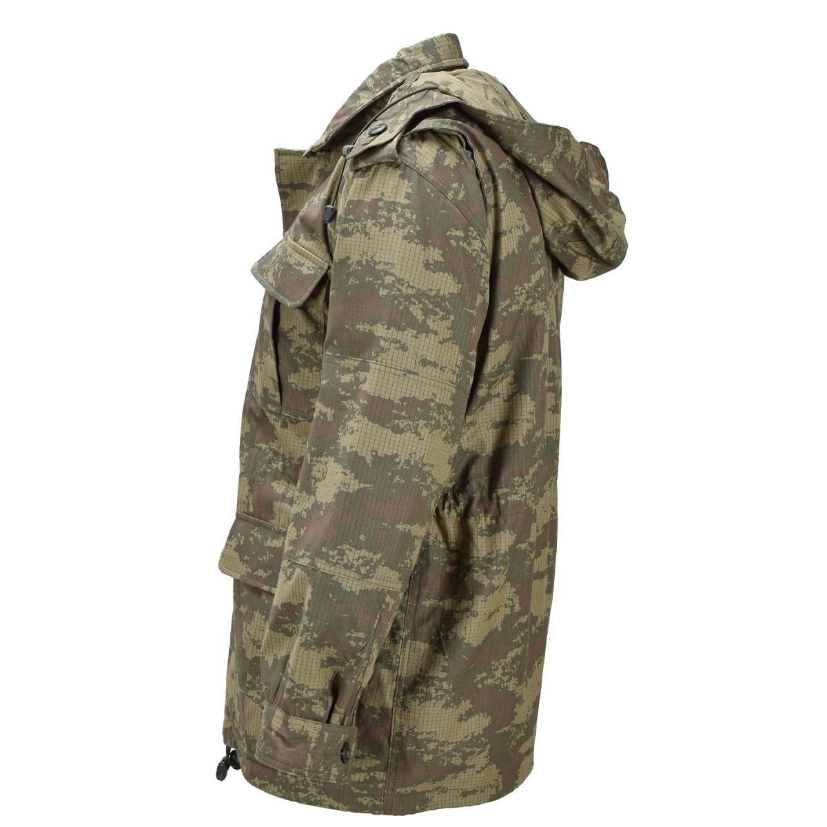 Original Turkish Military Field Parka Ripstop Fleece Foder M2008 Camo