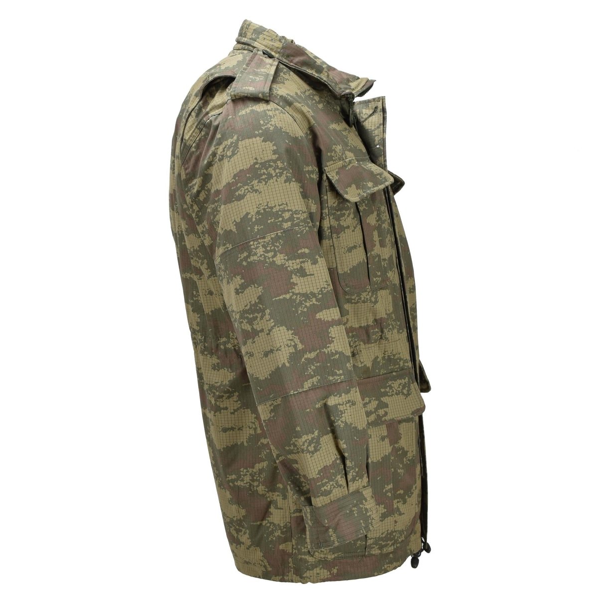 Original Turkish Military Field Parka Ripstop Fleece Foder M2008 Camo