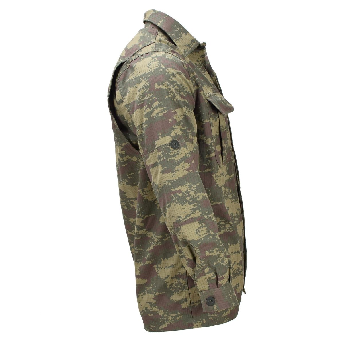 Original turkisk militärfältskjorta Reptålig RipStop M2008 Camo
