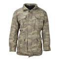 Original turkiska militära fallskärmshoppare jacka parka camo ripstop fodrad armé