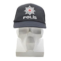 Original turkisk militär POLIS Field Cap Mesh Insert Justerbar Fästdon Svart