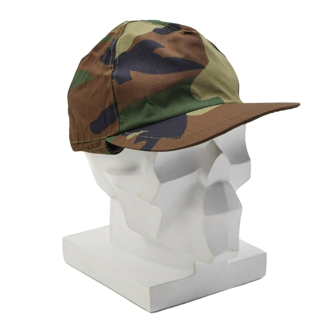 Original turkisk militär vinterfältmössa RipStop utomhushatt Woodland Camo
