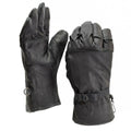 Original US Army Combat Leather Gloves äkta svart läder militär fråga