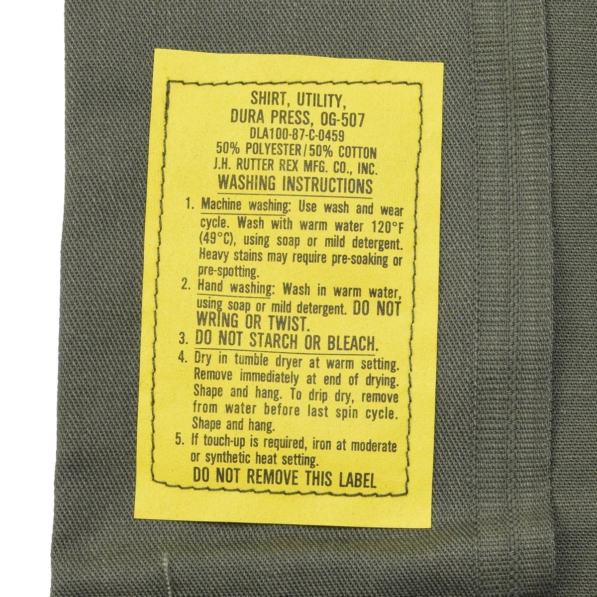 Original U.S. Army Long Sleeve Tactical Shirt Olive trötthet Militärfält Nytt