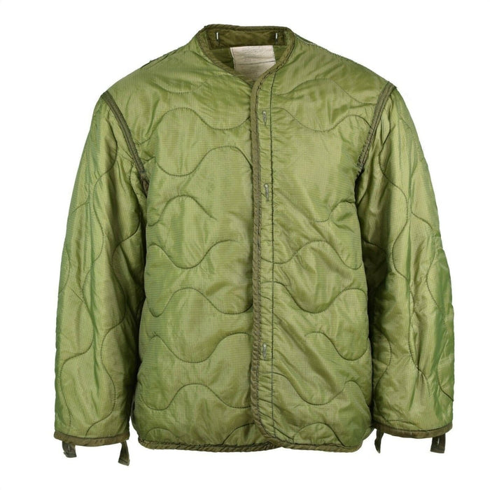 Original US Army quilt liner militärjacka M65 kallt väder kappa foder - GoMilitar