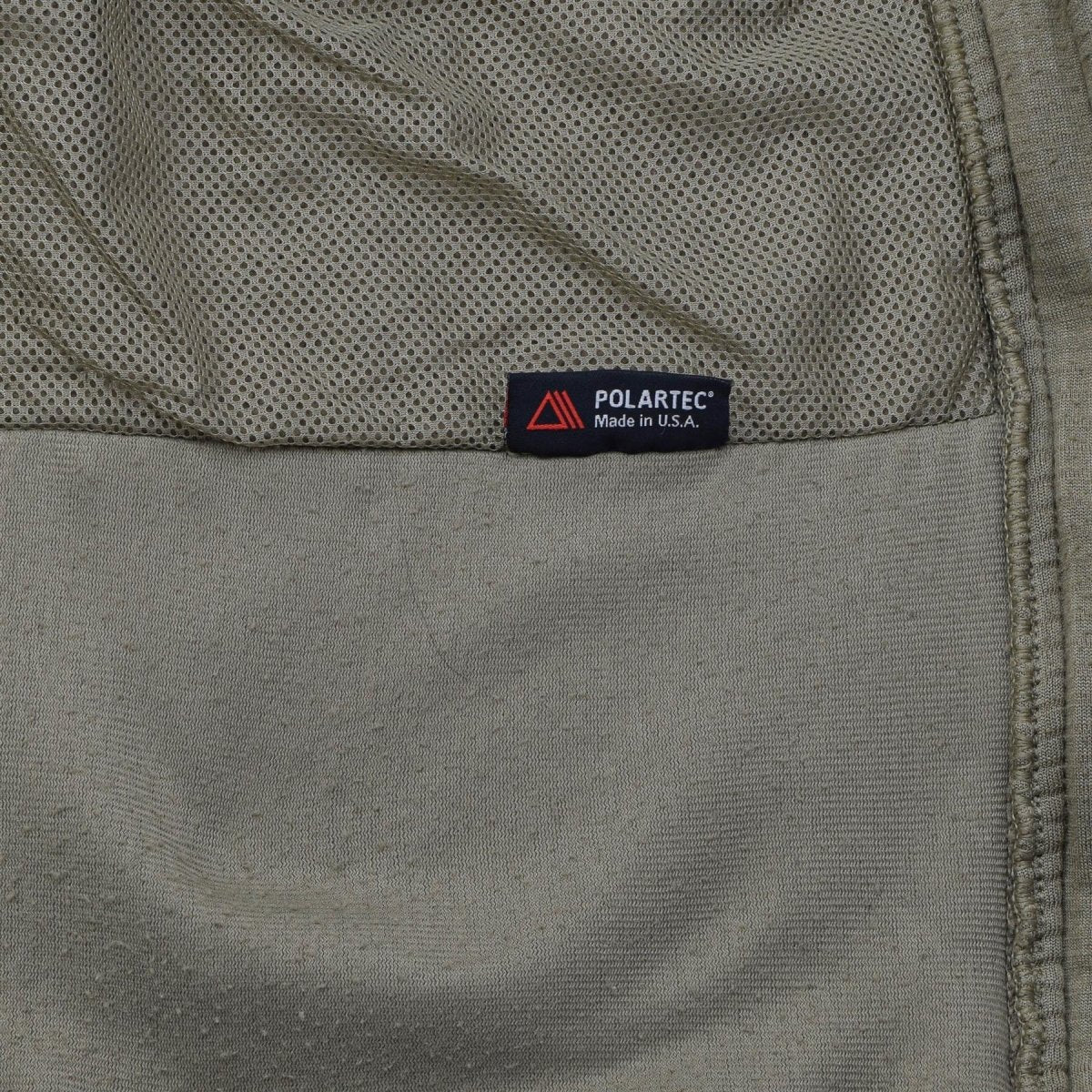 Original U.S. Army Tactical Cold Weather Fleecejacka Förstärkta axlar Olive