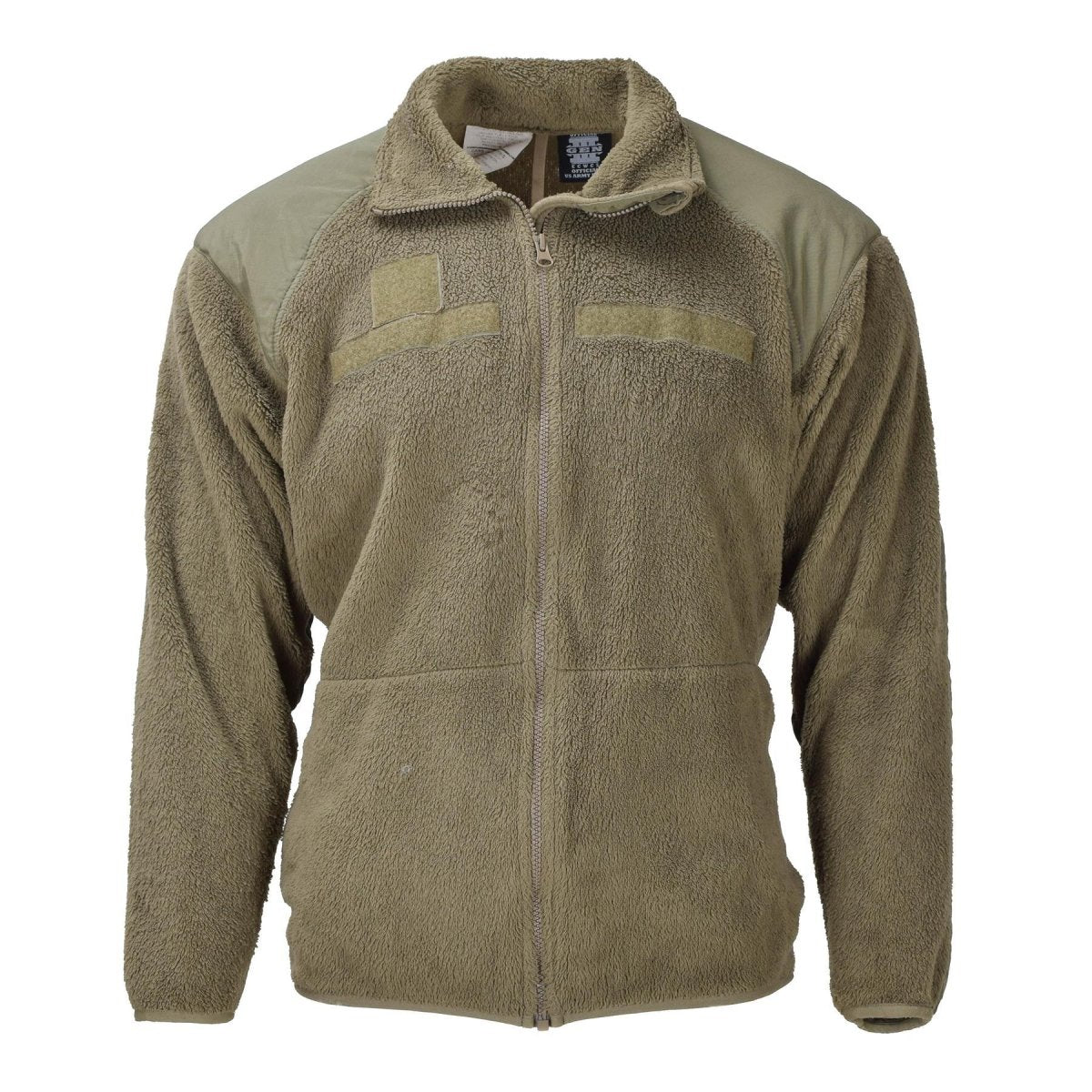 Original U.S. Army Tactical Cold Weather Fleecejacka Förstärkta axlar Olive