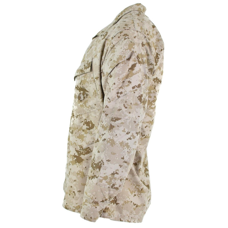 Original amerikanska armé trupper jacka bdu digital öken camo skjortor militär fråga