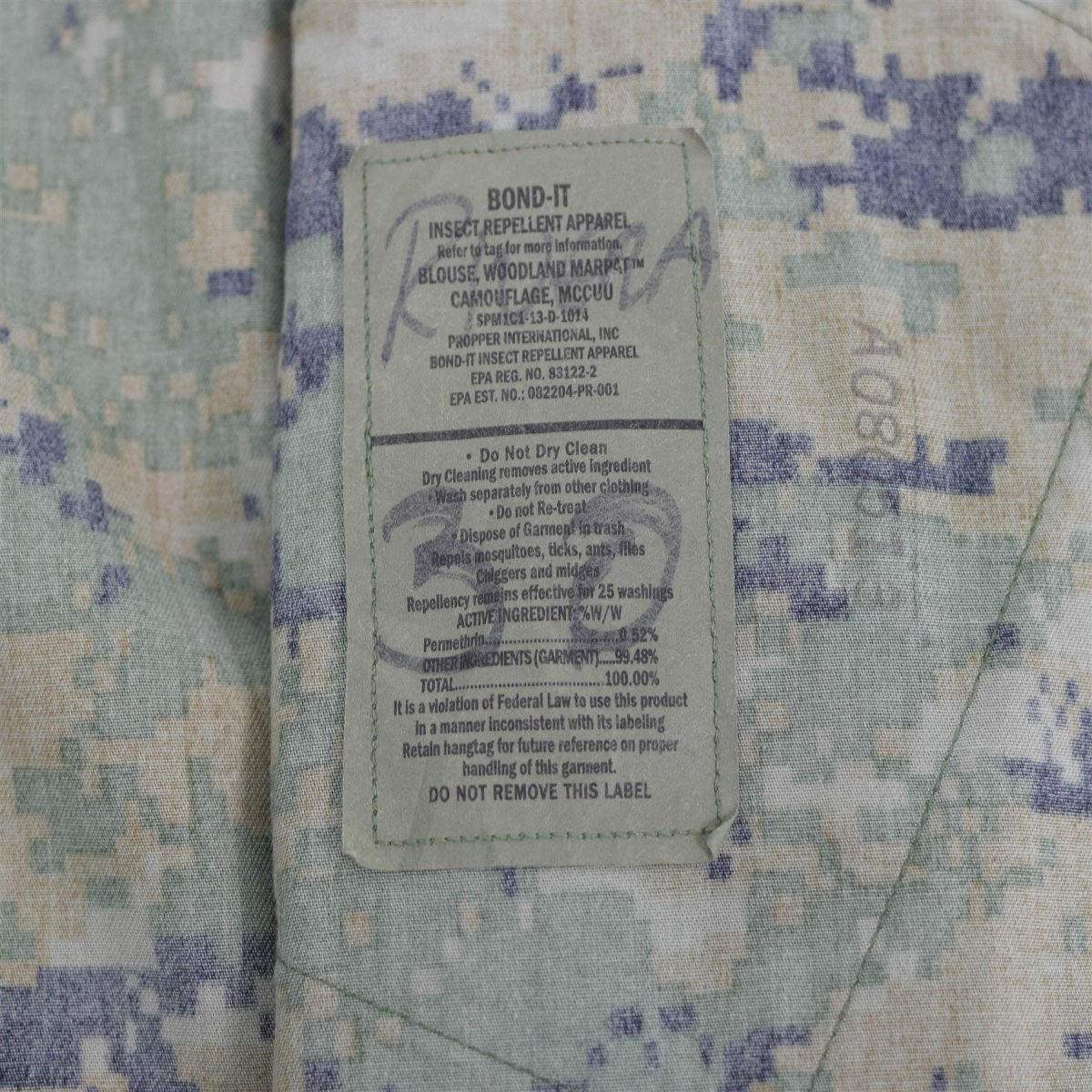 Original US Army Troops Jacket BDU Digital Woodland Camo Shirt Militär fråga