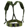 Original U.S. Army Webbing System Web Suspenders Belt LC-2 Military Pistol Green