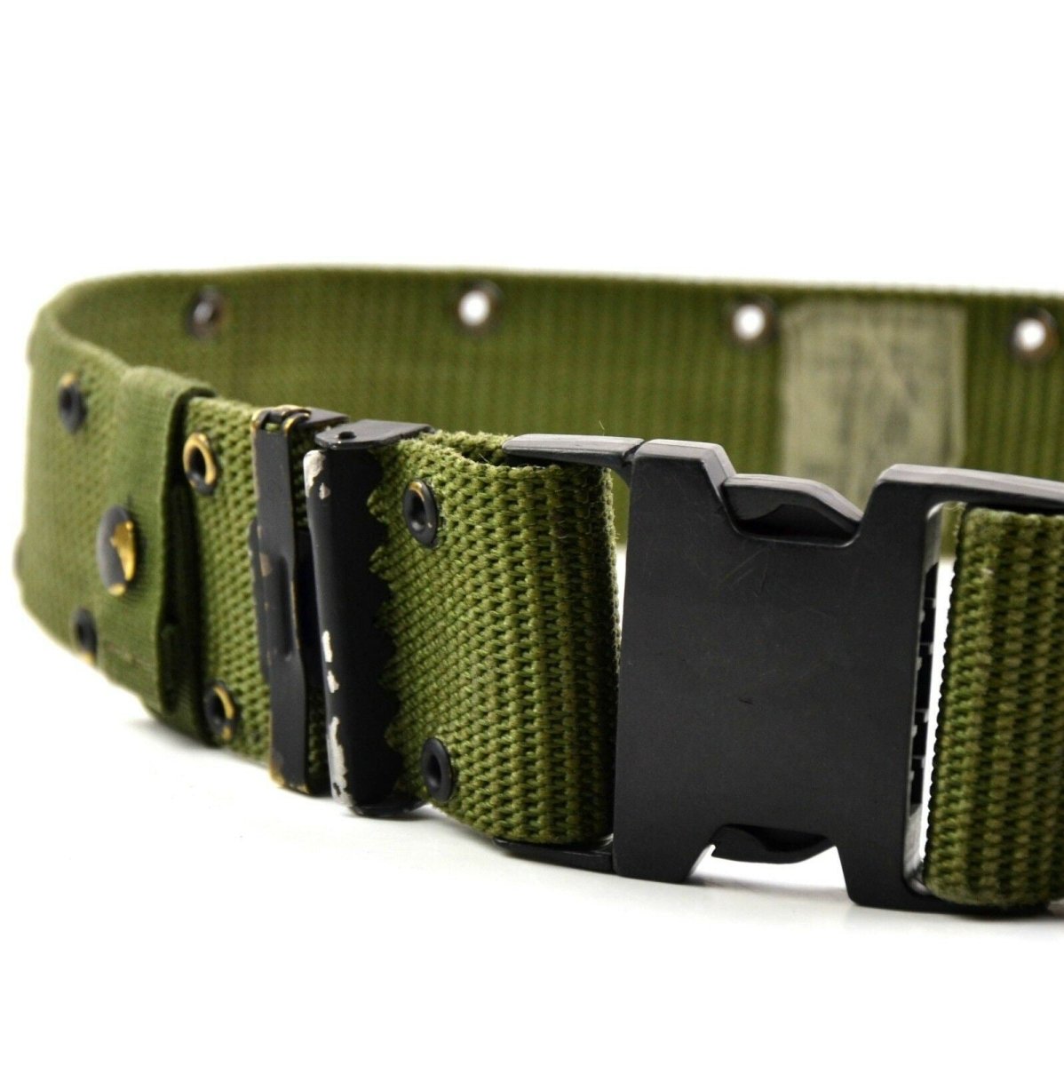 Original U.S. Army Webbing System Web Suspenders Belt LC-2 Military Pistol Green