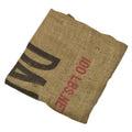 Original US Army WWII Potatissäck Vintage Military Surplus Storage Bag Brown