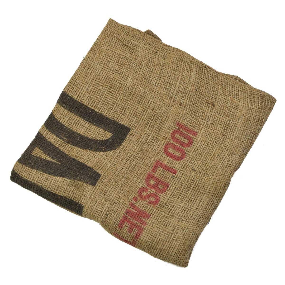 Original US Army WWII Potatissäck Vintage Military Surplus Storage Bag Brown