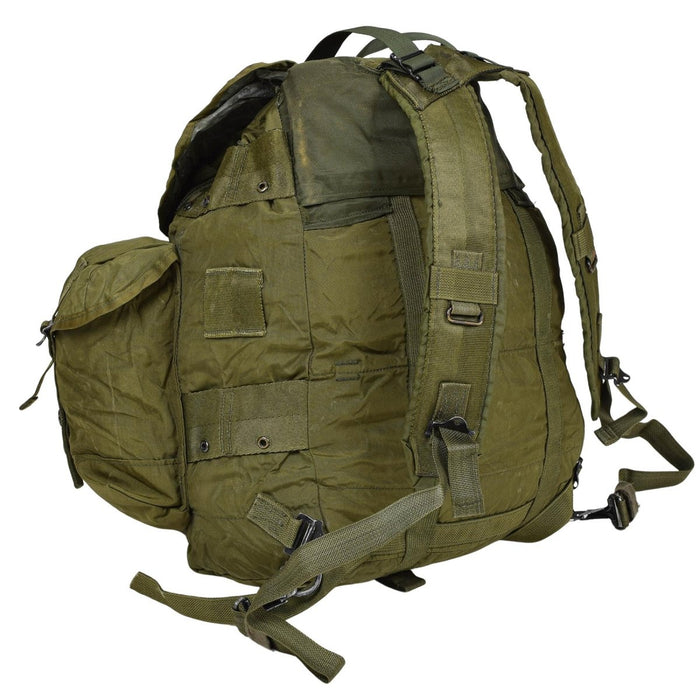 Original U.S. Military 50l Tactical Backpack 3 Outer Gear Pouches Olivfärg - GoMilitar