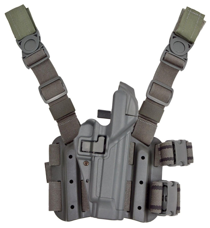 Original U.S. Military Pistol Holster Set Blackhawk SERPA LV3 Beretta Foliage - GoMilitar