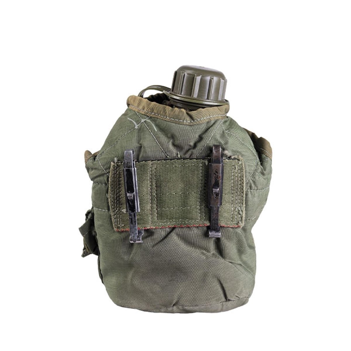 Original U.S. Military Plastic 0,75L Kantinfältsutrustningsskydd Army Issue Olive