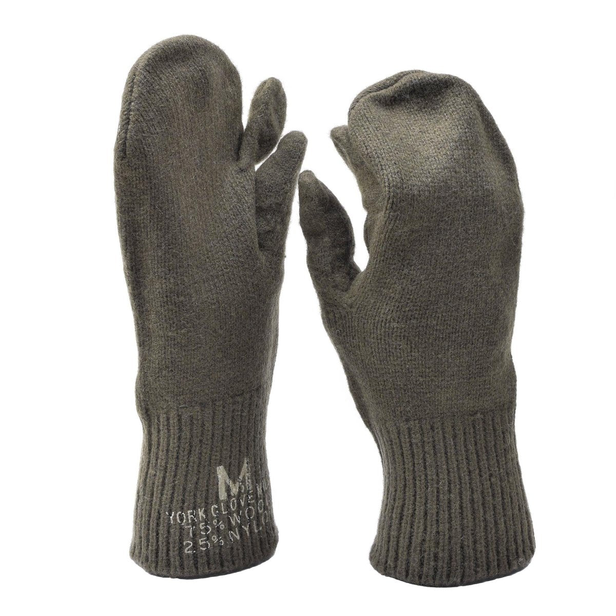 Original U.S. Military Trigger Mittens Military Surplus ullvärmare handskar nya