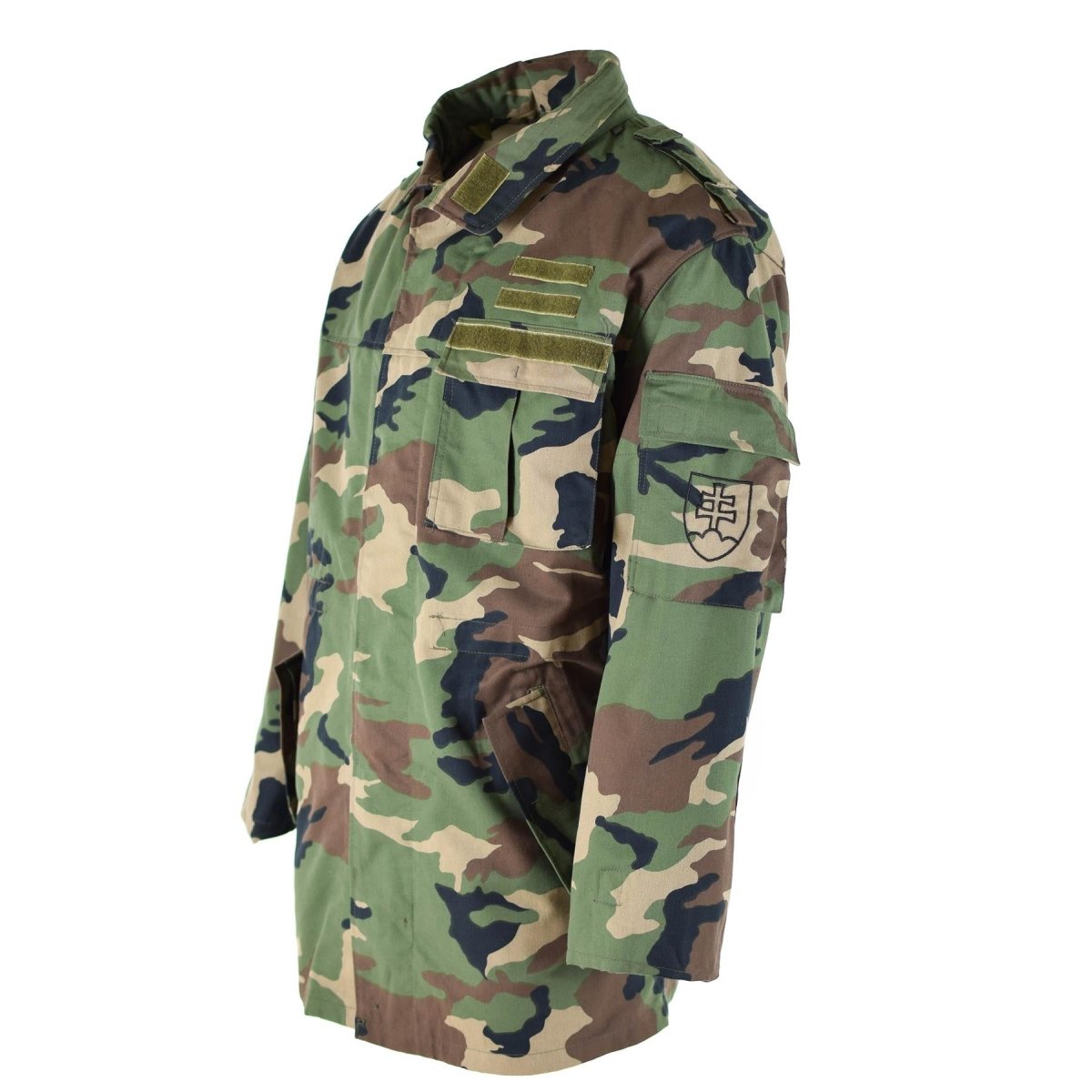 Original vintage Slovakisk arméfältjacka M97 Camo Military Combat Parka Ny